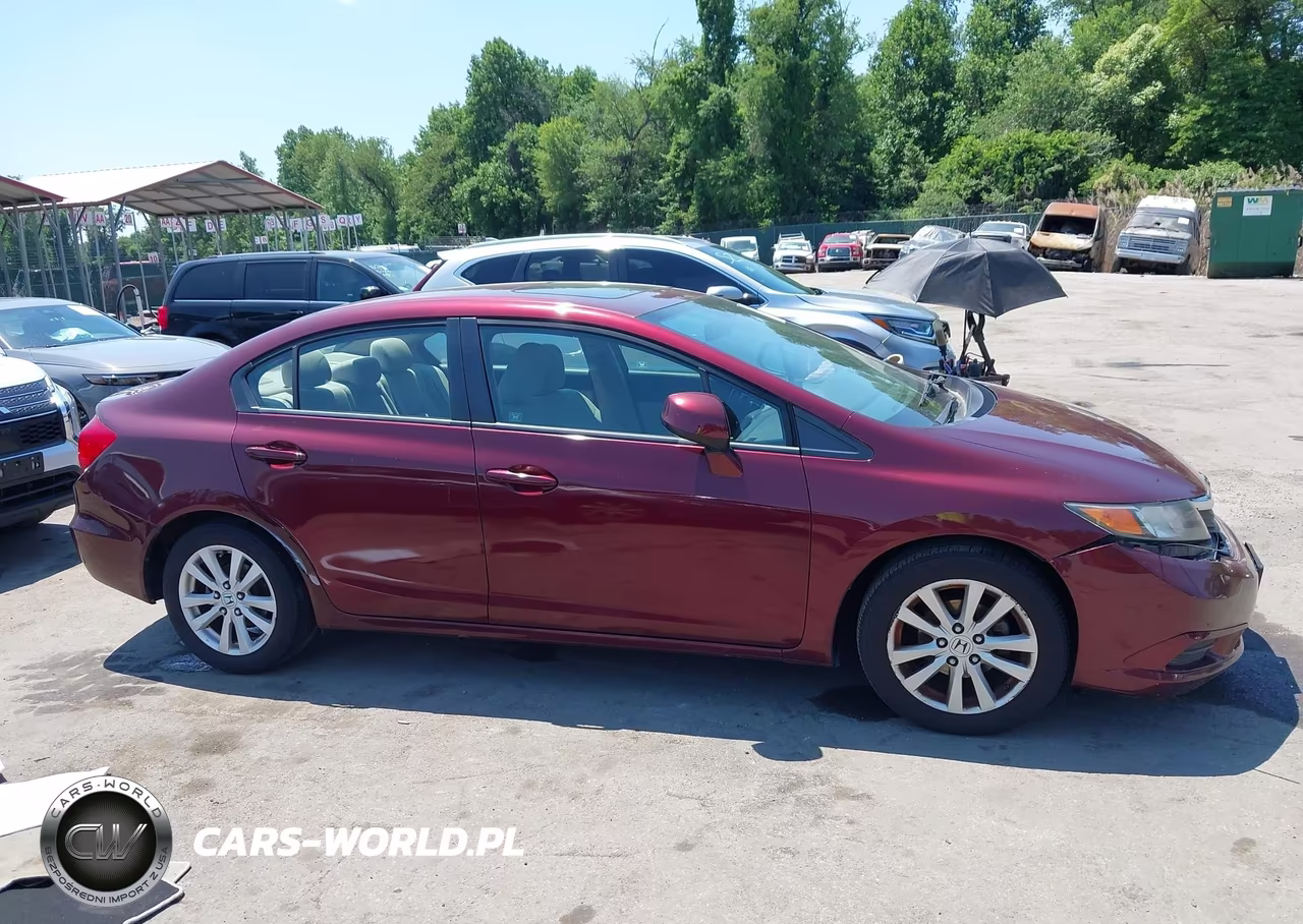 2012 Honda Civic Ex VIN:2HGFB2F87CH509016 - 13