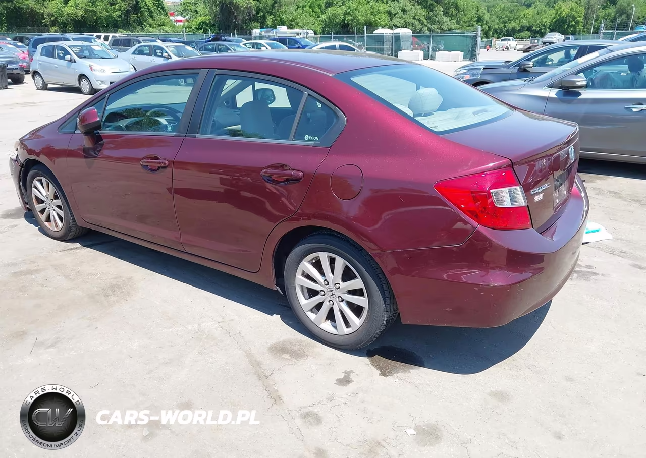 2012 Honda Civic Ex VIN:2HGFB2F87CH509016 - 3