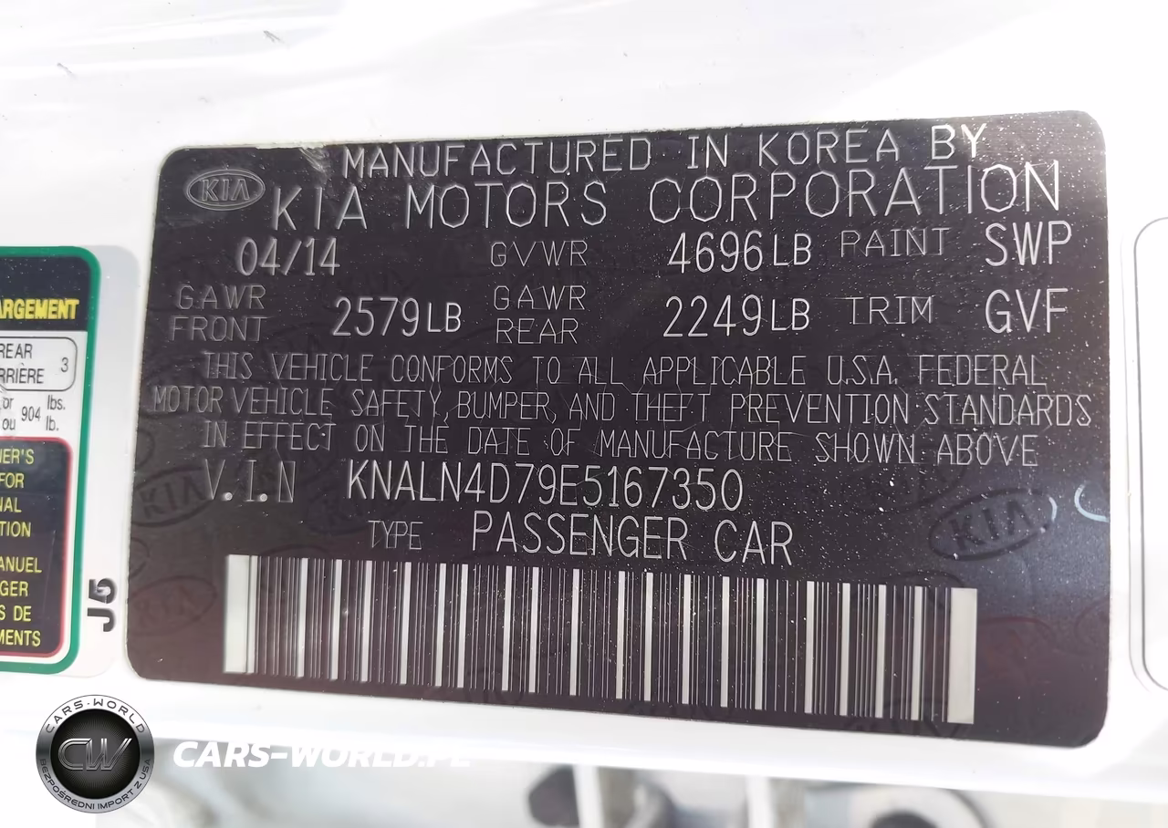 2014 Kia Cadenza Premium VIN:KNALN4D79E5167350 - 9