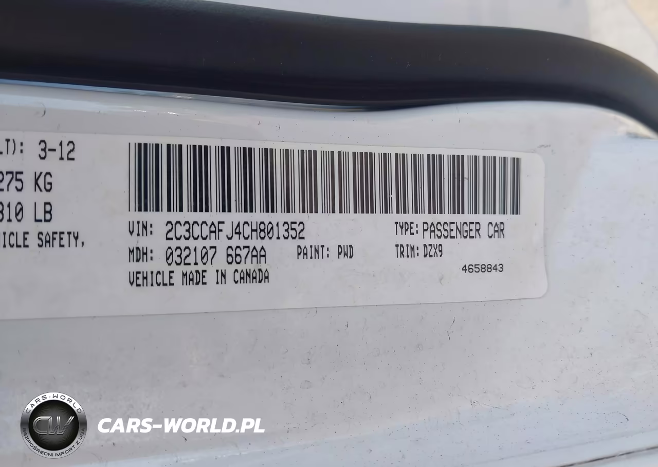 2012 Chrysler 300 Srt8 VIN:2C3CCAFJ4CH801352 - 9