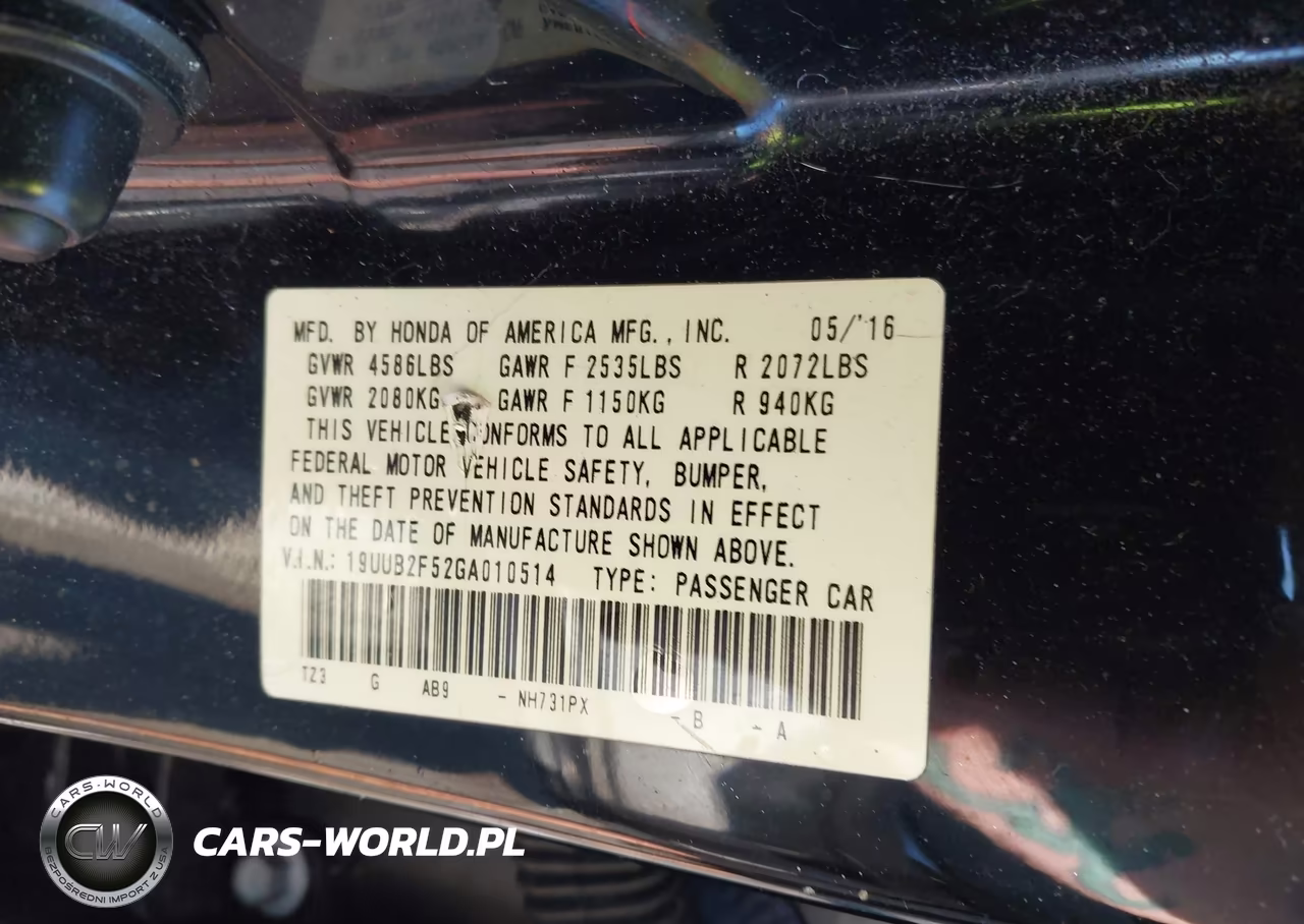 2016 Acura Tlx V6 Tech VIN:19UUB2F52GA010514 - 9
