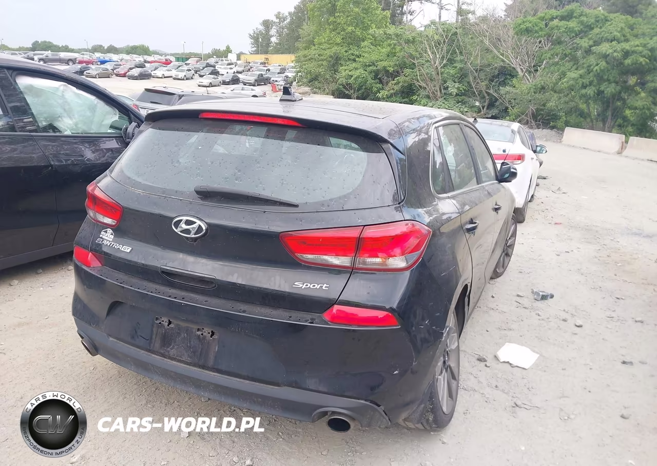 2018 Hyundai Elantra Gt Sport VIN:KMHH55LC3JU035547 - 4