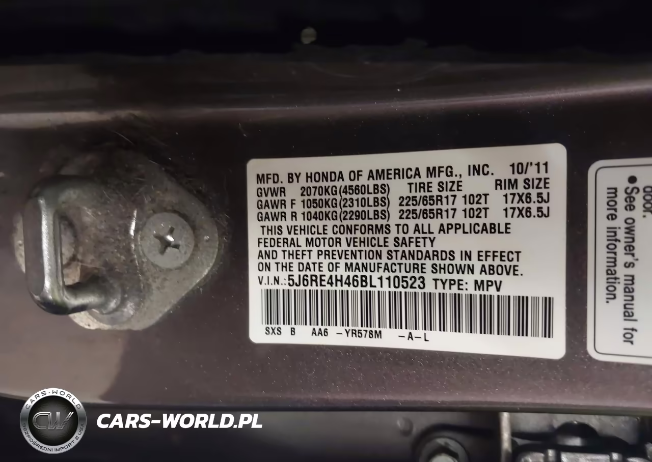 2011 Honda Cr-V Se VIN:5J6RE4H46BL110523 - 9