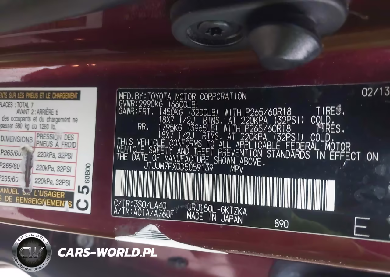 2013 Lexus Gx 460 Premium VIN:JTJJM7FX0D5059139 - 9