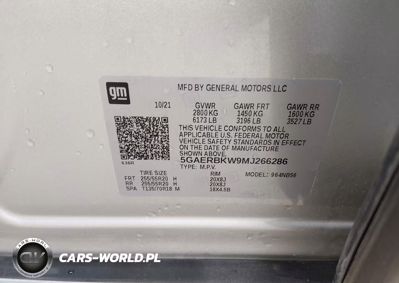 2021 Buick Enclave Fwd Essence VIN:5GAERBKW9MJ266286 - 9