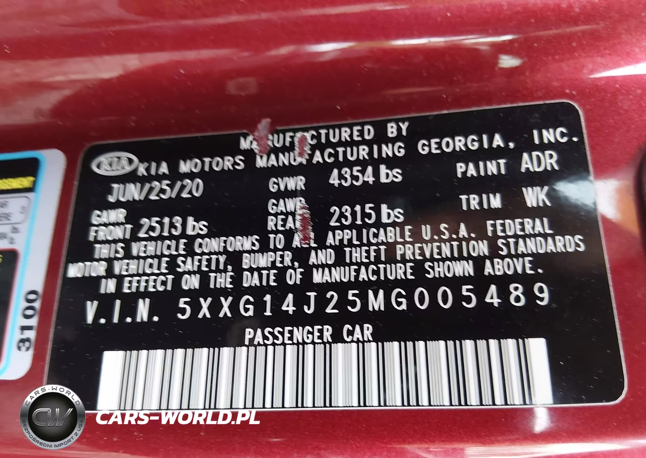 2021 Kia K5 Lxs VIN:5XXG14J25MG005489 - 9