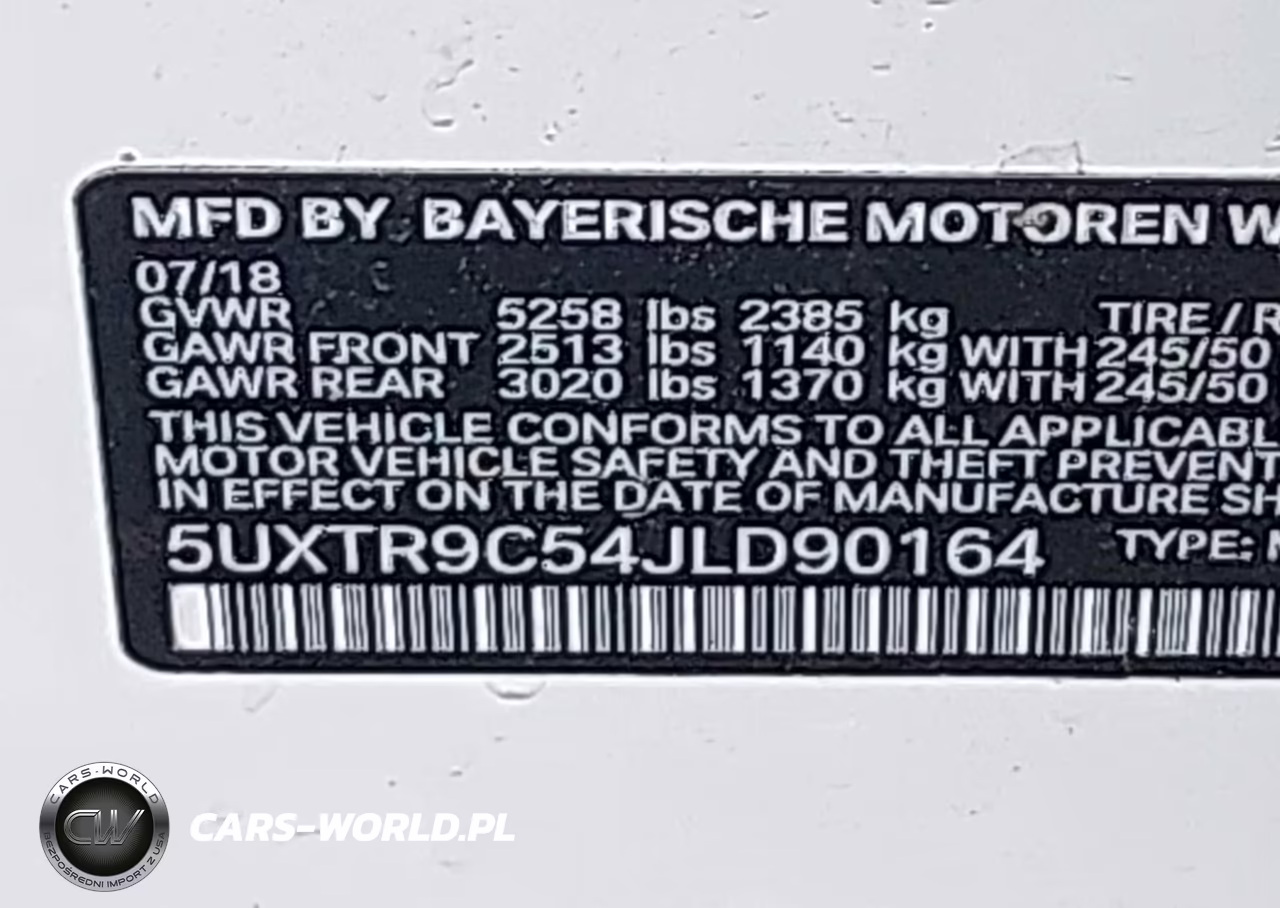 2018 BMW X3 xDrive30I VIN:5UXTR9C54JLD90164 - 9