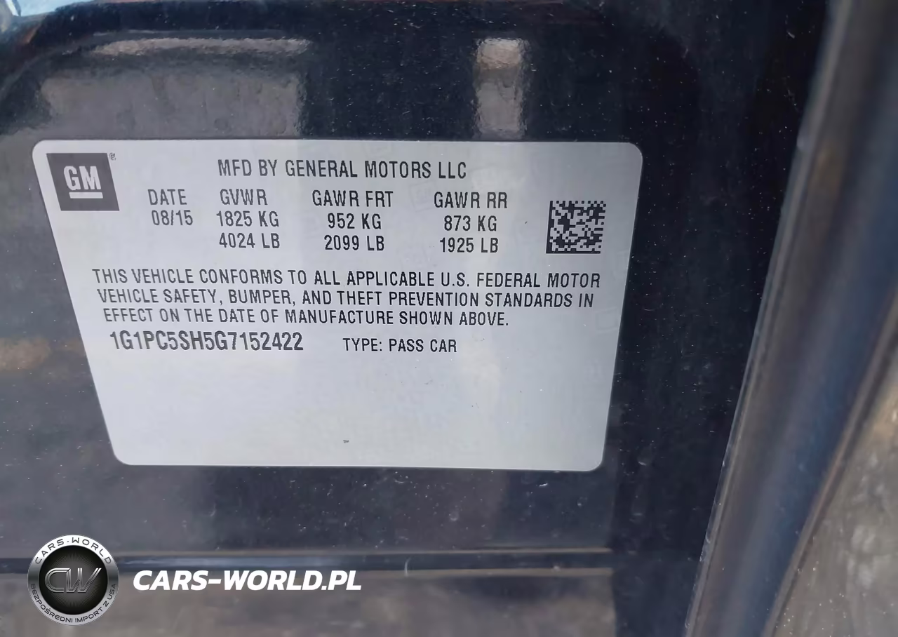 2016 Chevrolet Cruze Limited Ls Auto VIN:1G1PC5SH5G7152422 - 9
