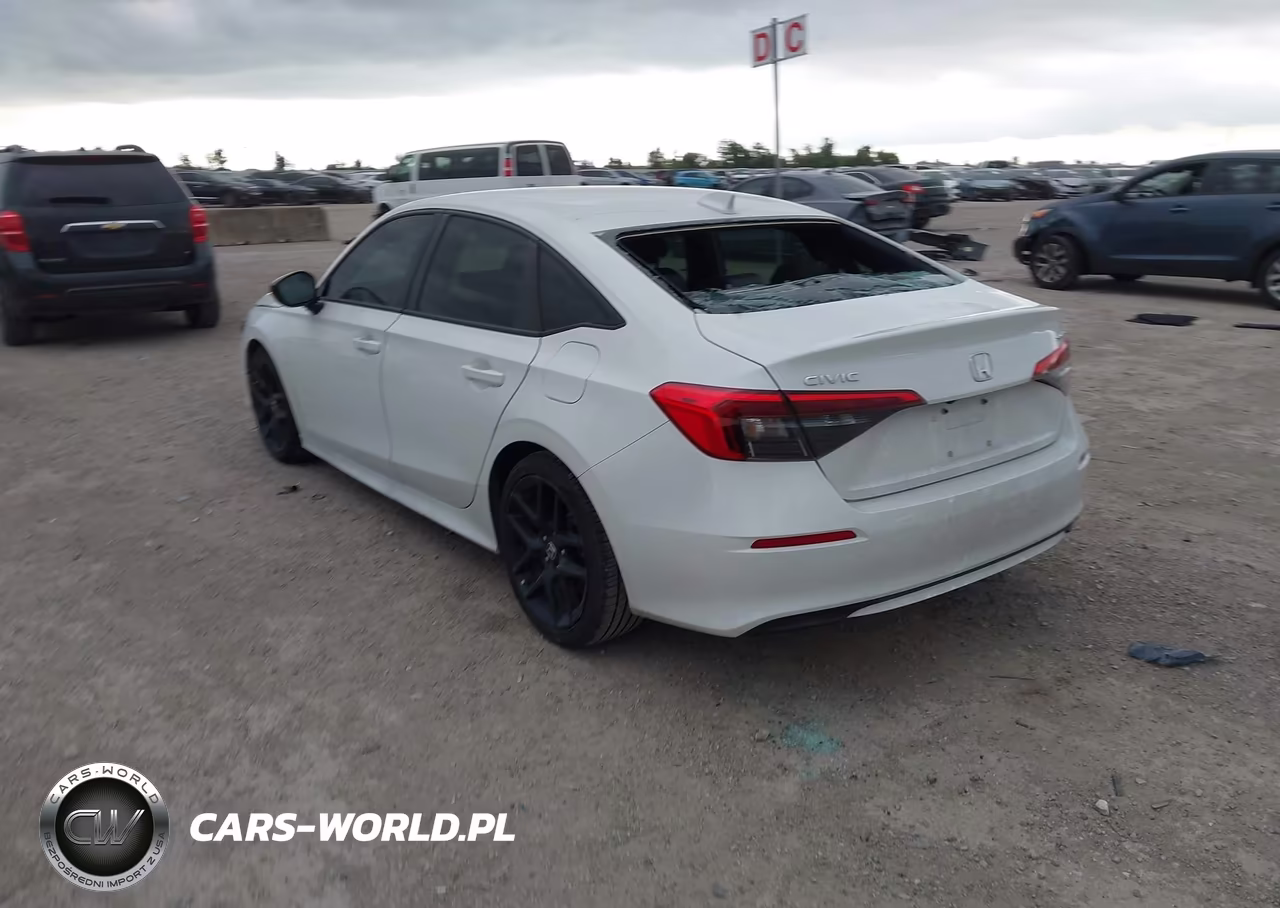 2022 Honda Civic Sport VIN:2HGFE2F56NH569062 - 3