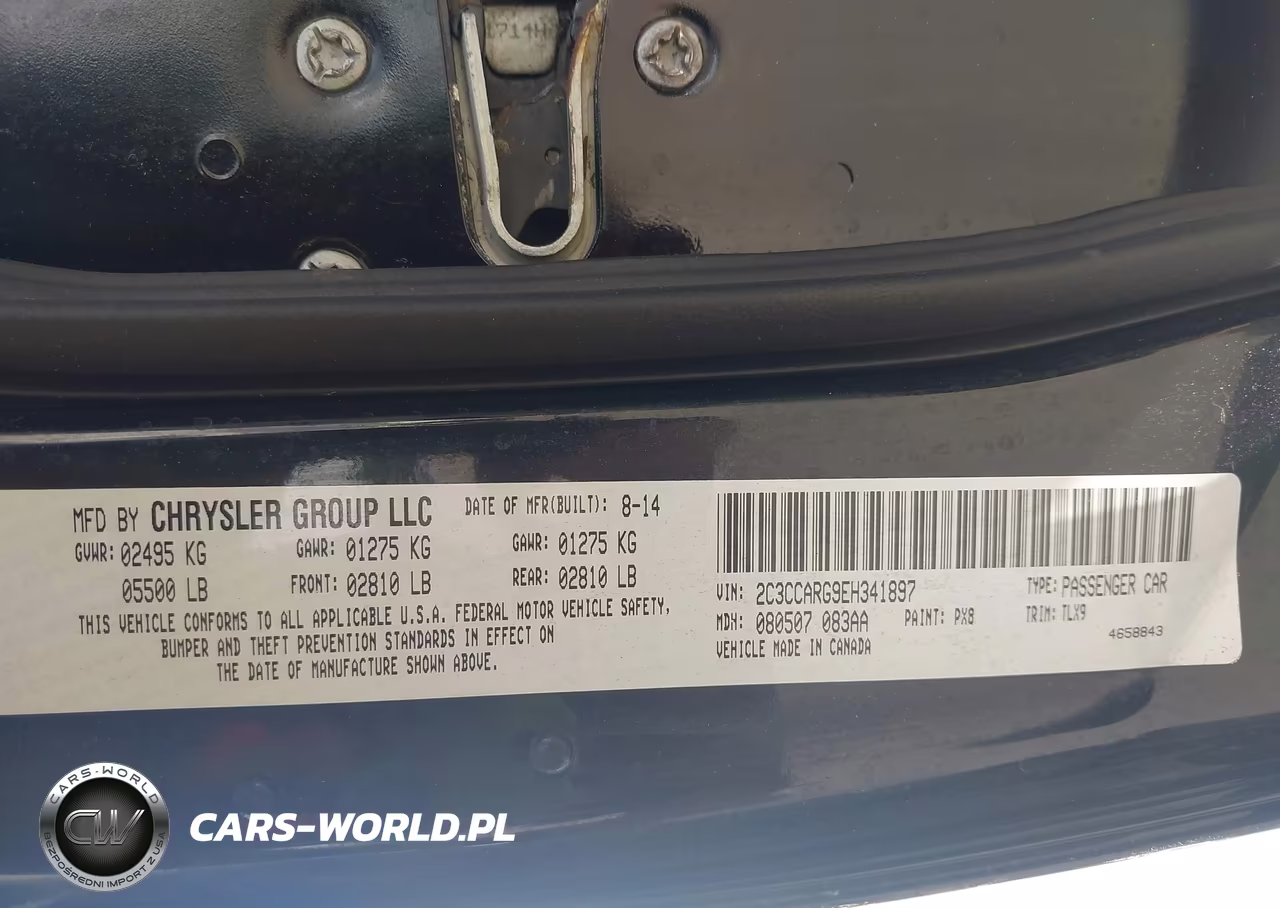 2014 Chrysler 300 VIN:2C3CCARG9EH341897 - 9