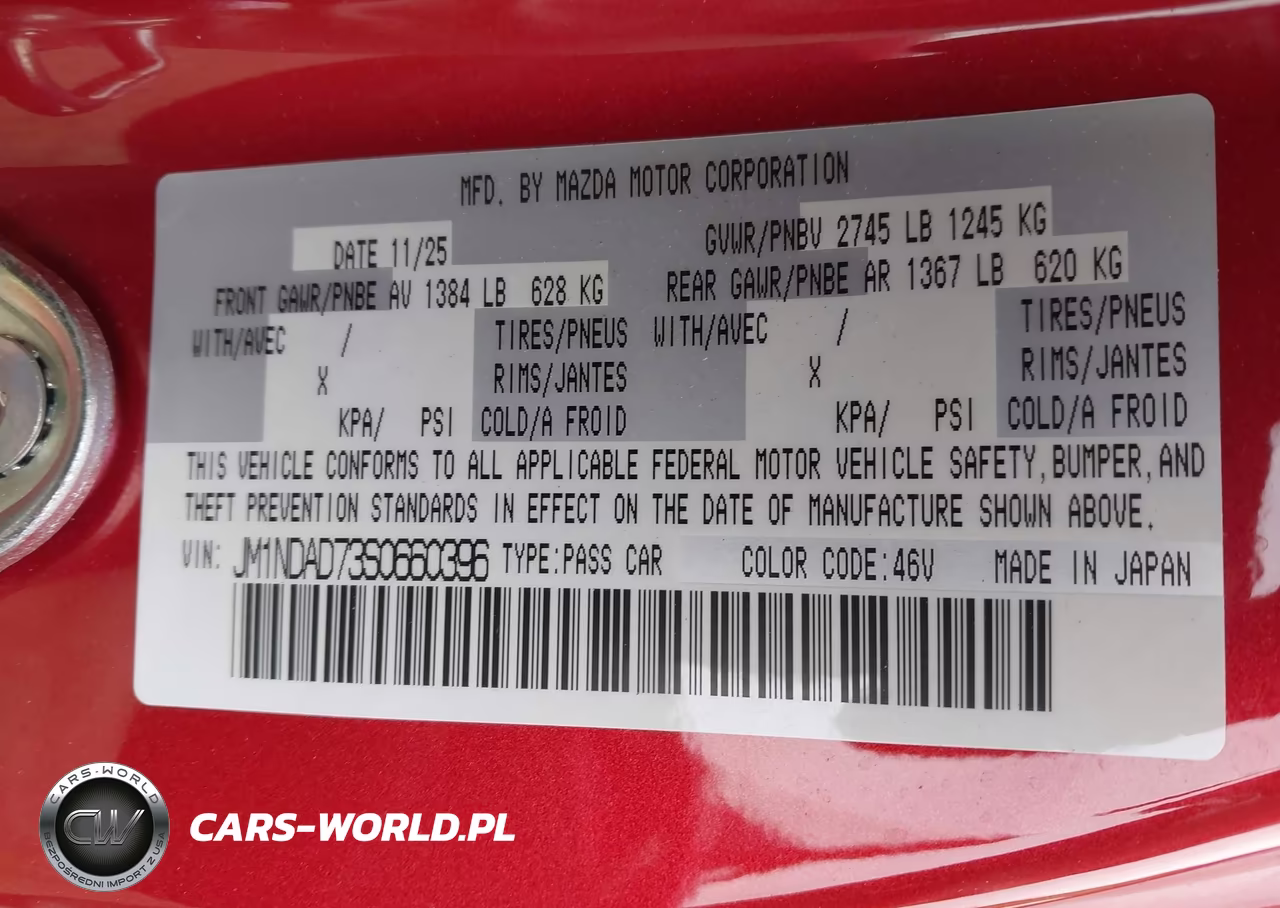 2025 Mazda Mx-5 Miata Grand Touring VIN:JM1NDAD73S0660396 - 9
