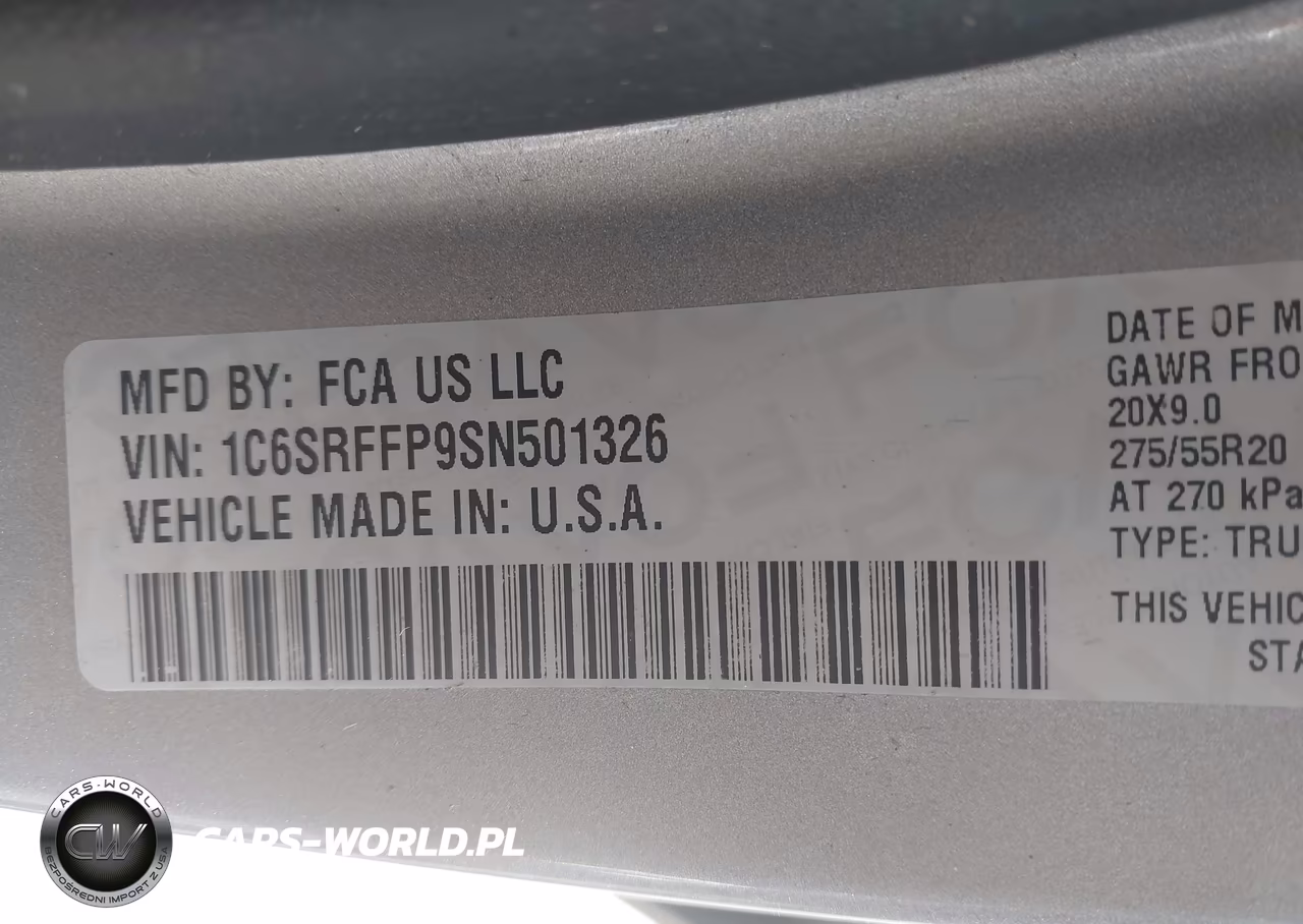 2025 Ram 1500 Big Horn 4X4 5'7 Box VIN:1C6SRFFP9SN501326 - 9