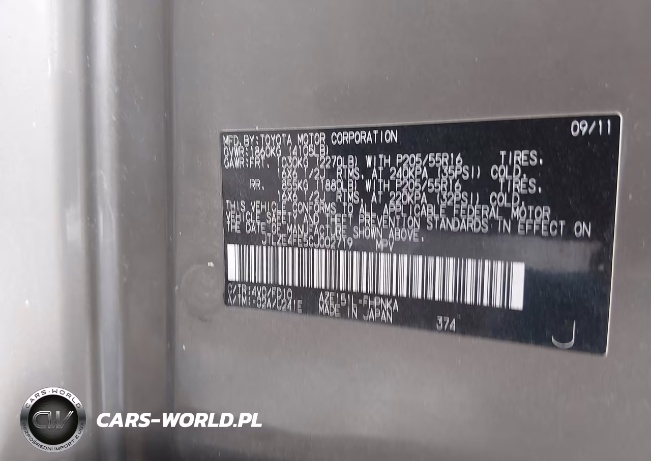 2012 Scion Xb VIN:JTLZE4FE5CJ002719 - 9