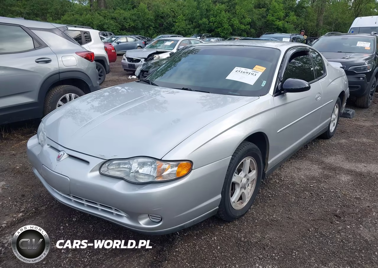 2002 Chevrolet Monte Carlo Ls VIN:2G1WW12E729229350 - 2