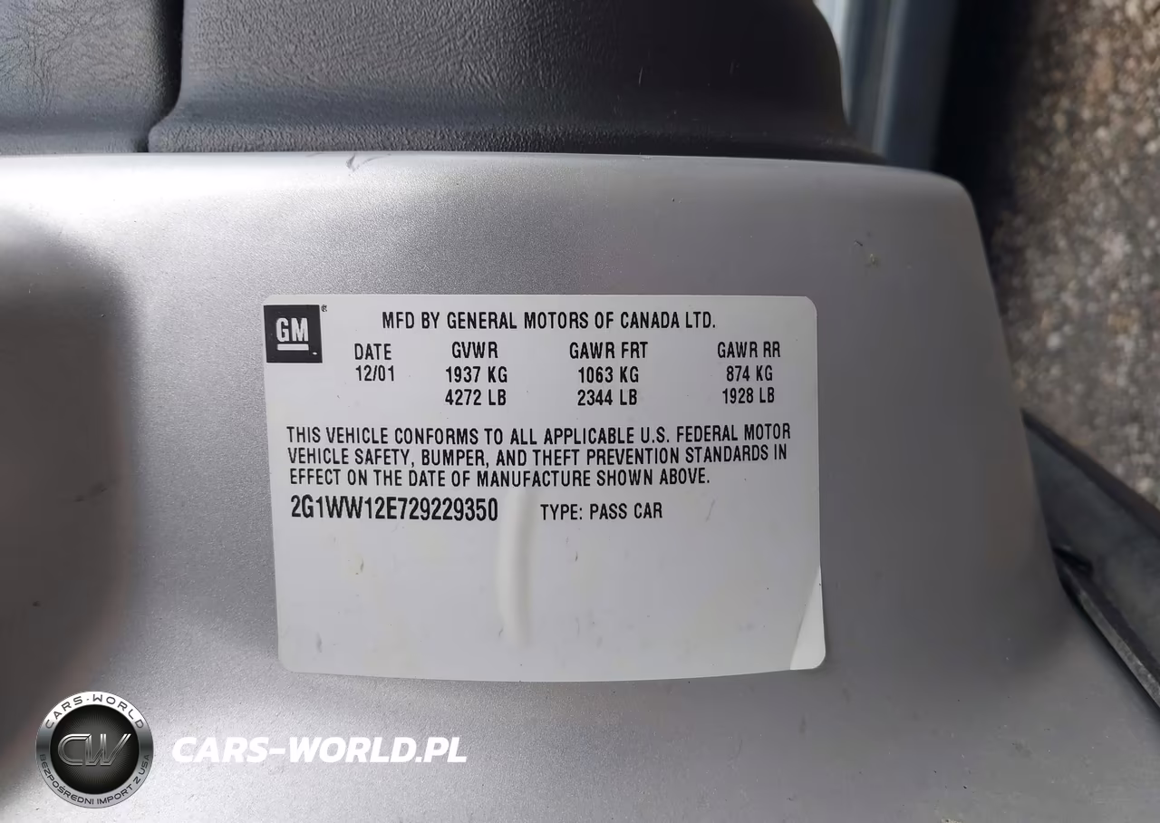 2002 Chevrolet Monte Carlo Ls VIN:2G1WW12E729229350 - 9