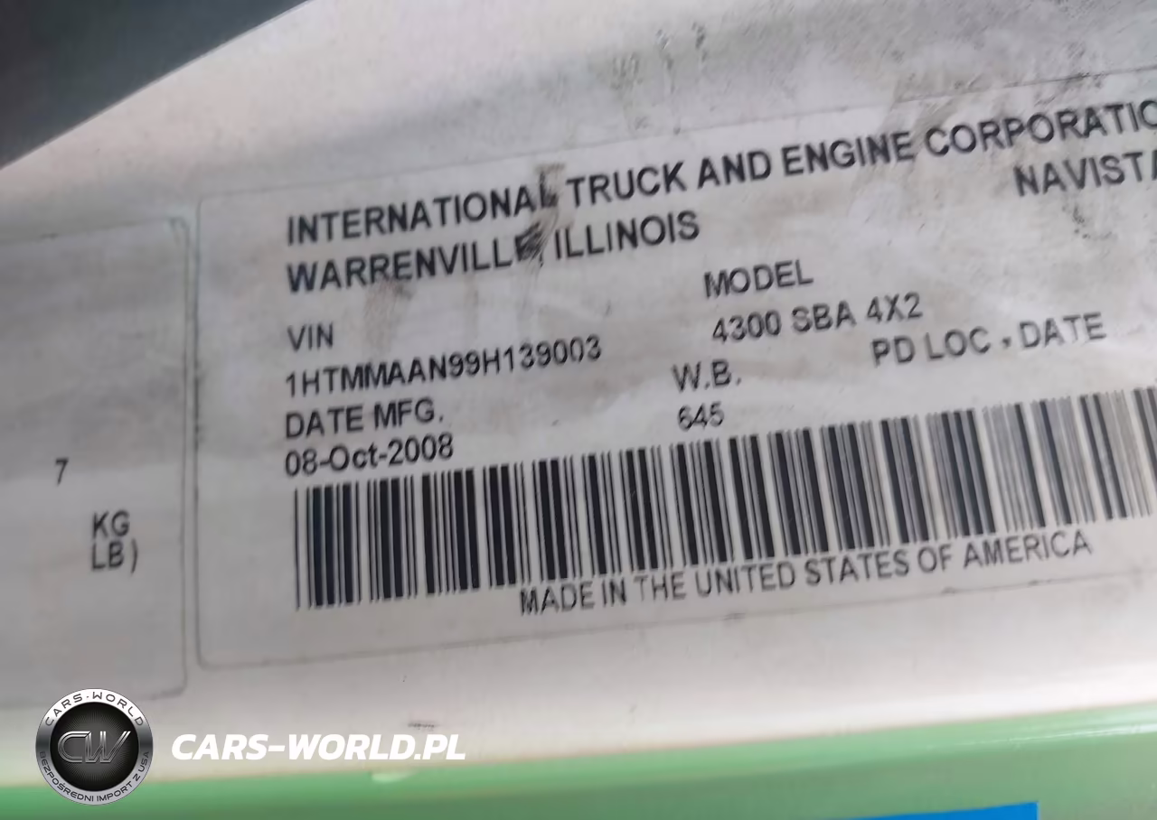 2009 International 4000 4300 VIN:1HTMMAAN99H139003 - 8
