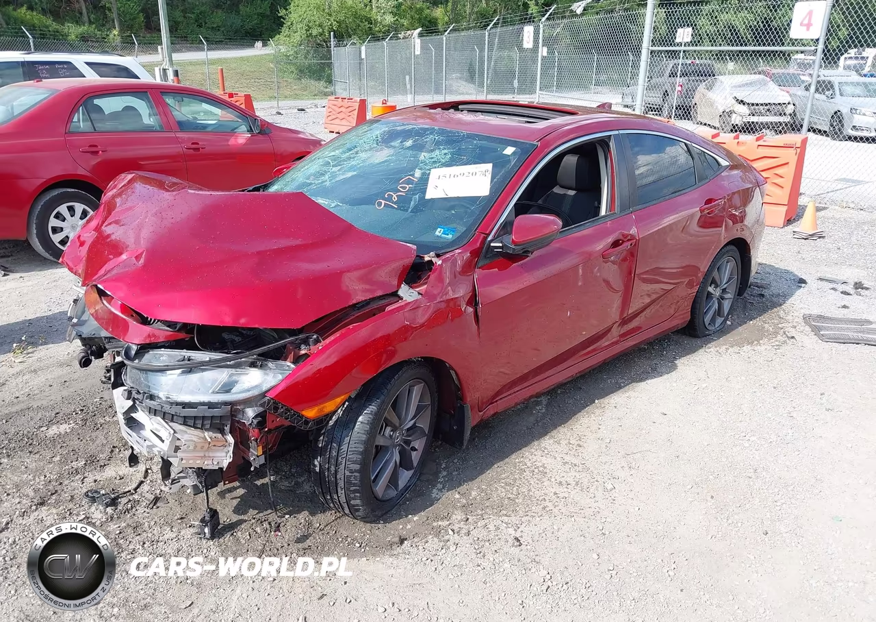 2020 Honda Civic Ex VIN:19XFC1F34LE008221 - 2