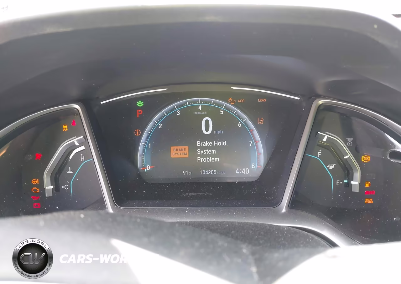 2020 Honda Civic Ex VIN:19XFC1F34LE008221 - 7