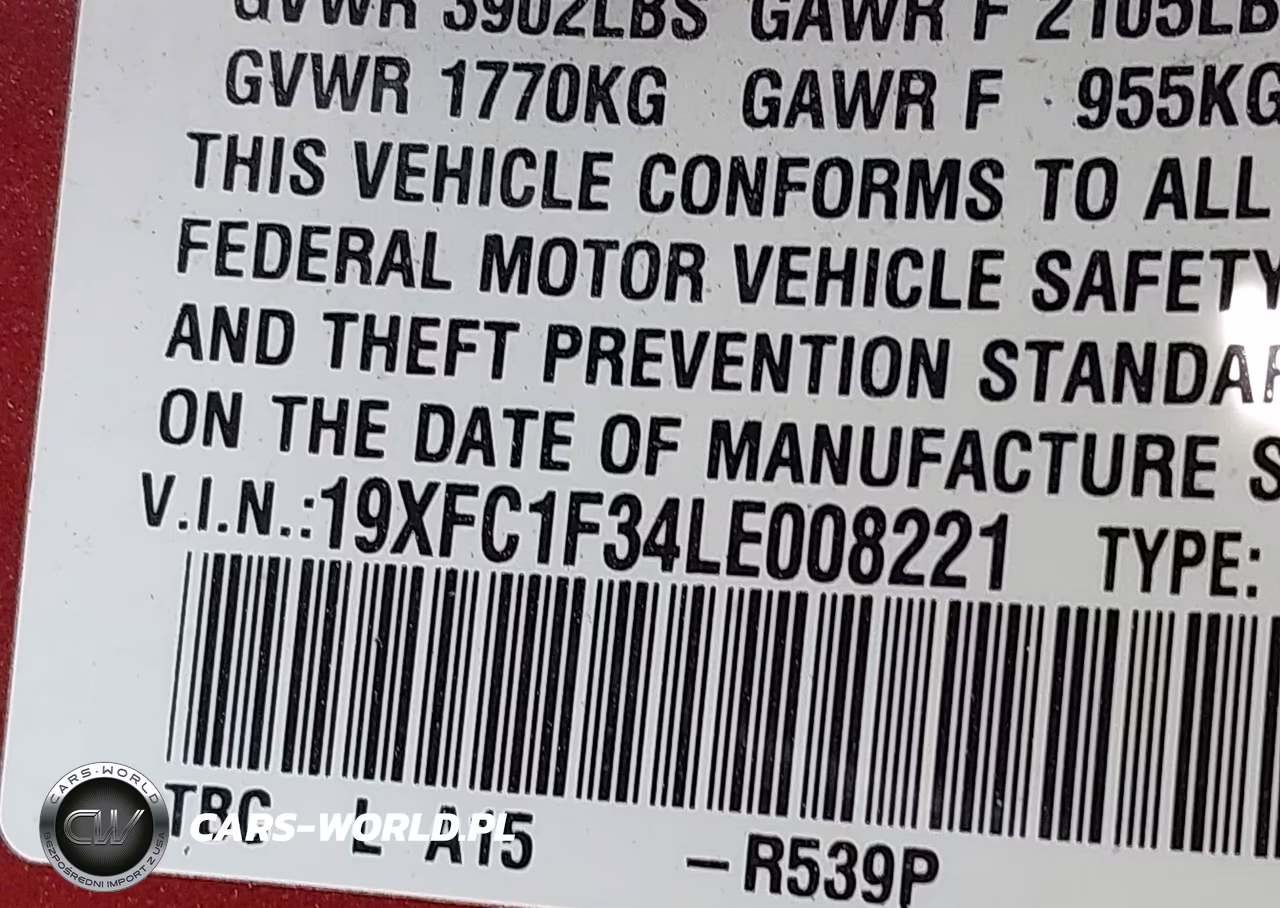 2020 Honda Civic Ex VIN:19XFC1F34LE008221 - 9