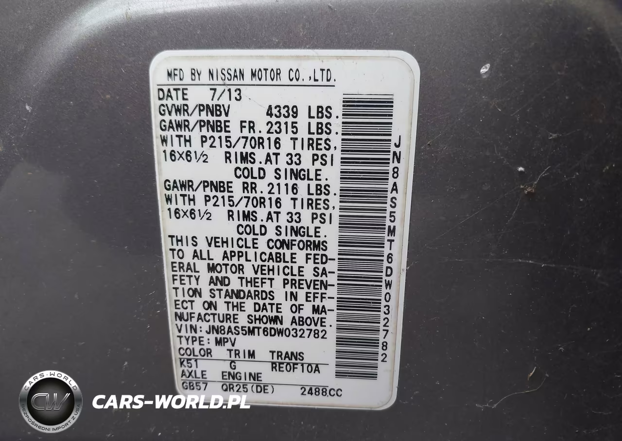 2013 Nissan Rogue S VIN:JN8AS5MT6DW032782 - 9