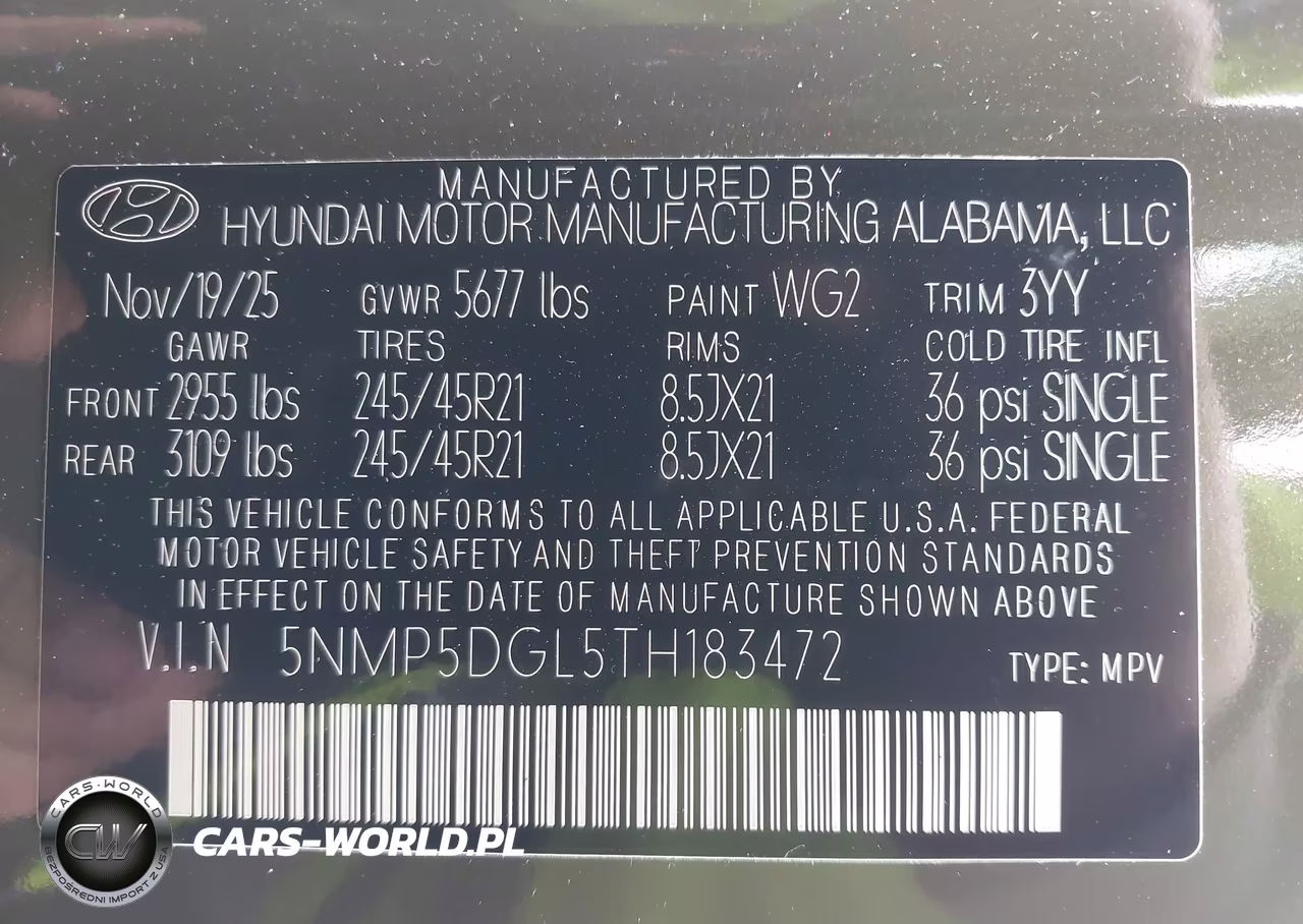 2026 Hyundai Santa Fe Calligraphy VIN:5NMP5DGL5TH183472 - 9