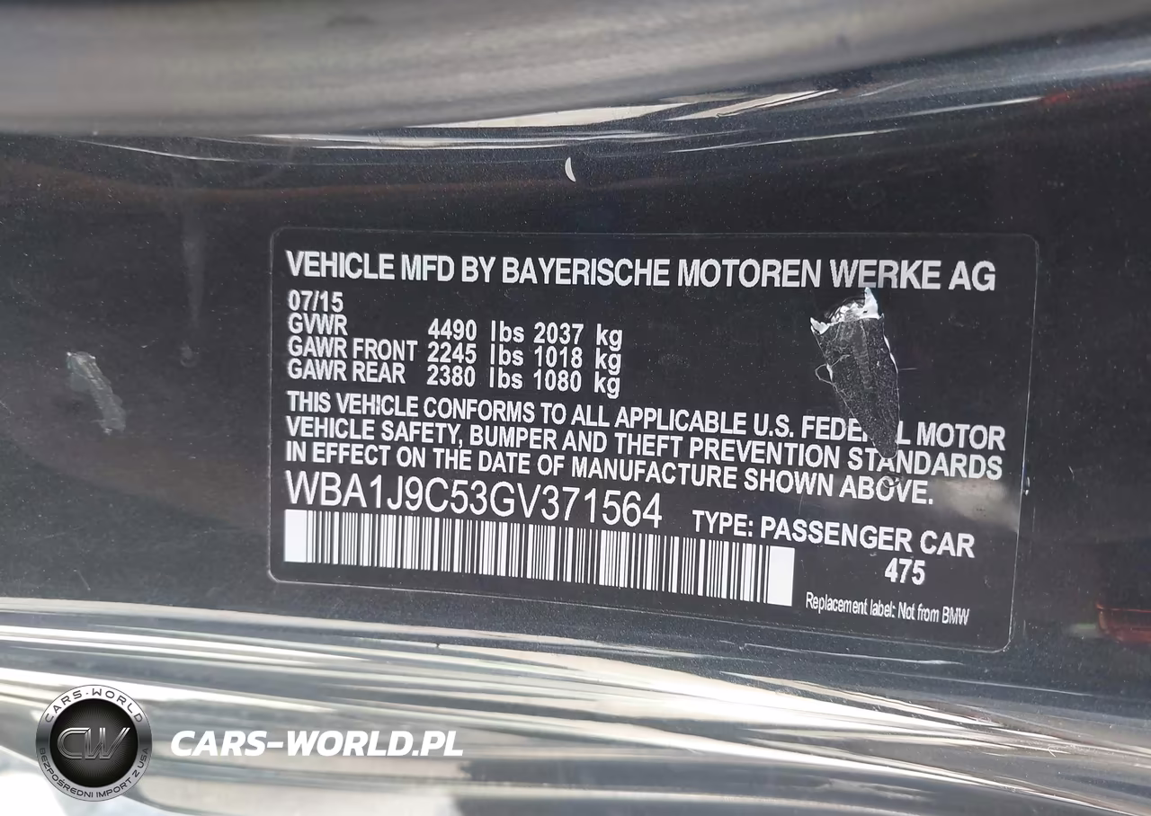 2016 BMW M235I xDrive VIN:WBA1J9C53GV371564 - 9