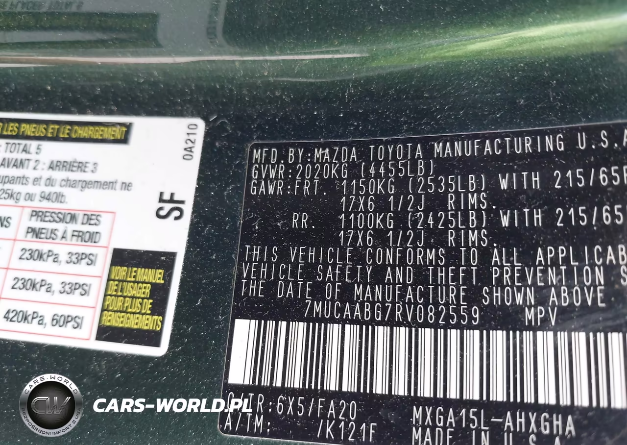 2024 Toyota Corolla Cross Le VIN:7MUCAABG7RV082559 - 9