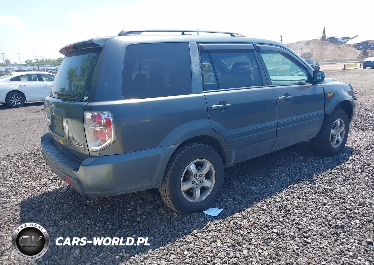 2006 Honda Pilot Ex VIN:2HKYF18436H533065 - 4