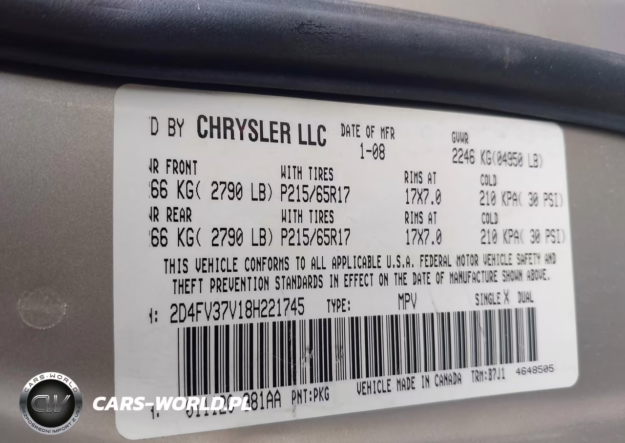 2008 Dodge Magnum Sxt VIN:2D4FV37V18H221745 - 9