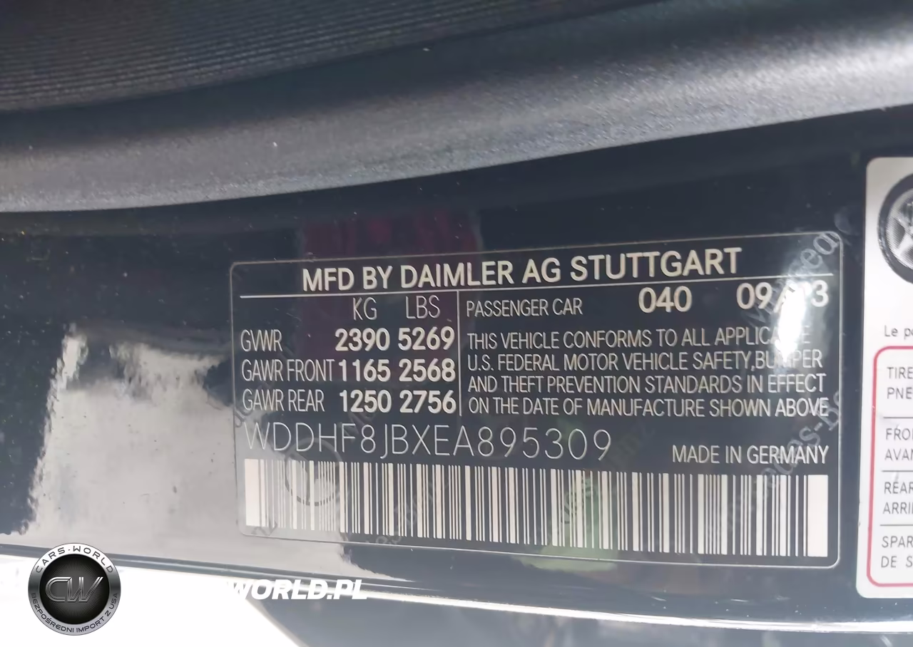 2014 Mercedes-Benz E 350 4Matic VIN:WDDHF8JBXEA895309 - 9