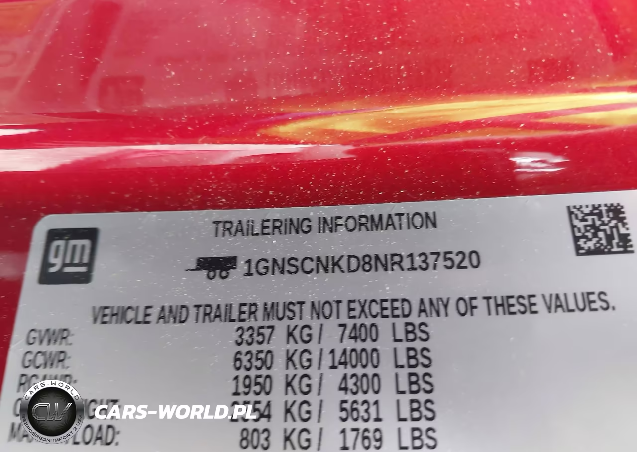2022 Chevrolet Tahoe 2Wd Lt VIN:1GNSCNKD8NR137520 - 9