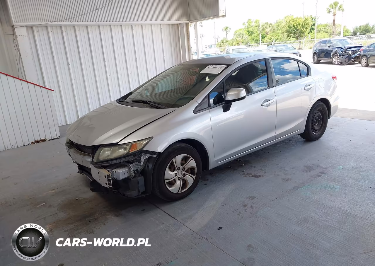 2013 Honda Civic Lx VIN:19XFB2F58DE058874 - 2