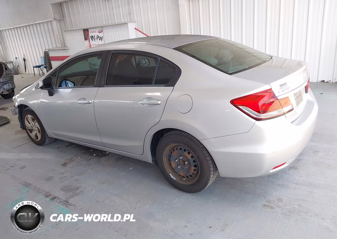 2013 Honda Civic Lx VIN:19XFB2F58DE058874 - 3