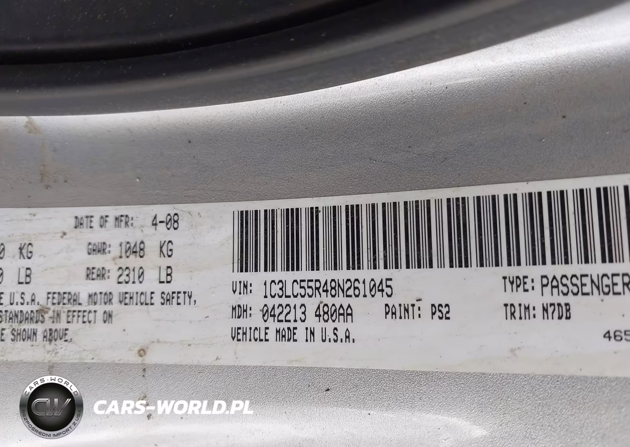 2008 Chrysler Sebring Touring VIN:1C3LC55R48N261045 - 9