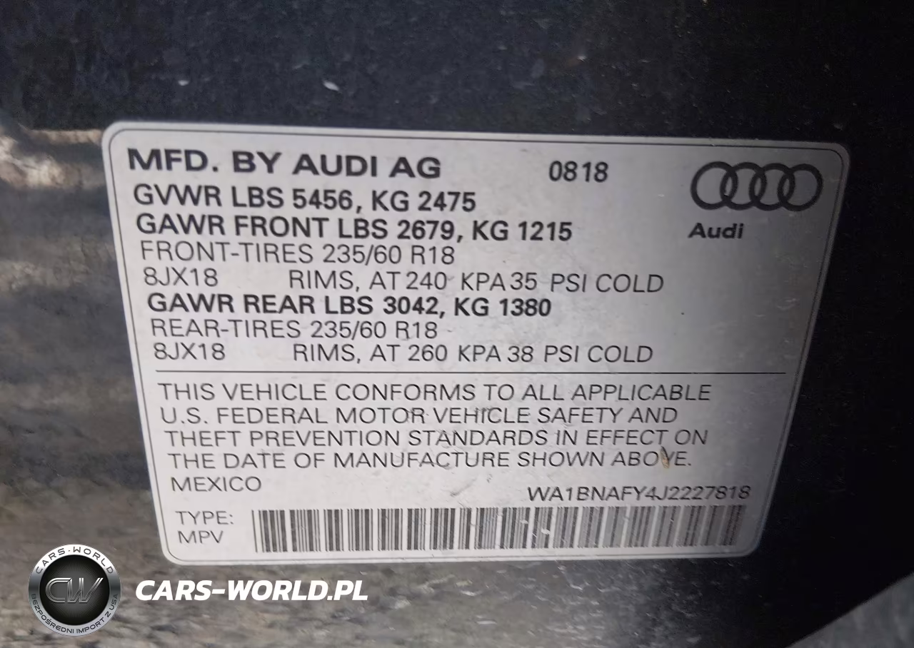 2018 Audi Q5 2.0T Premium-2.0T Tech Premium VIN:WA1BNAFY4J2227818 - 9