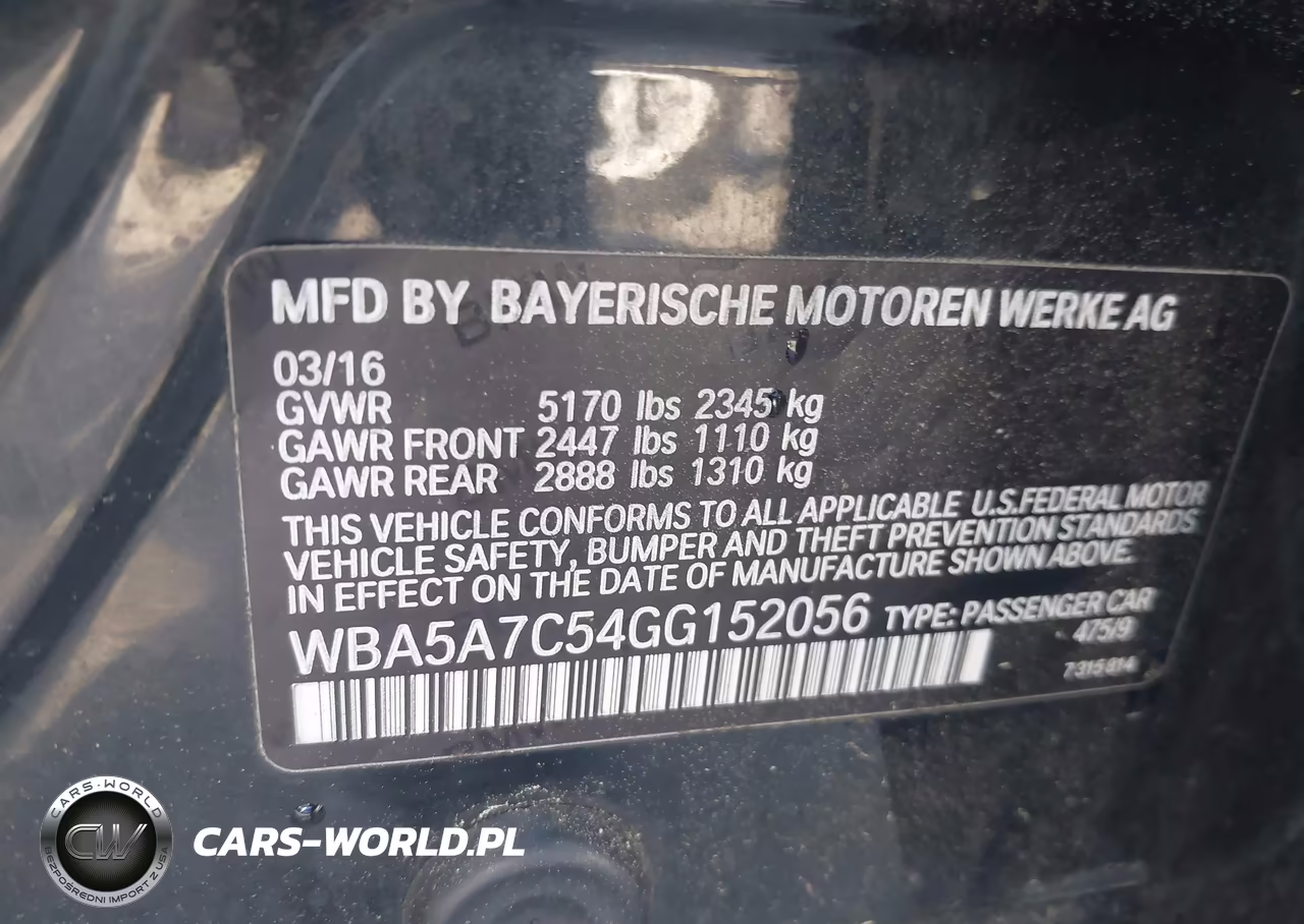 2016 BMW 528I xDrive VIN:WBA5A7C54GG152056 - 9
