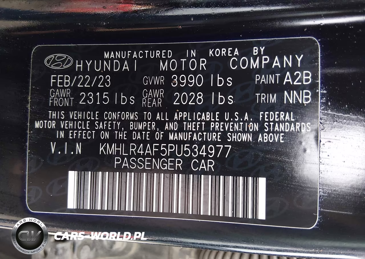 2023 Hyundai Elantra N Line VIN:KMHLR4AF5PU534977 - 9