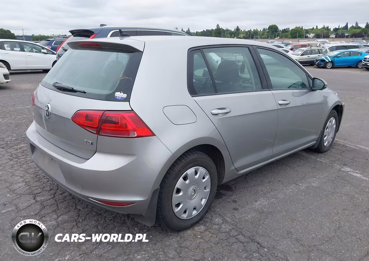 2015 Volkswagen Golf Tdi S 4-Door VIN:3VWRA7AU6FM090580 - 4
