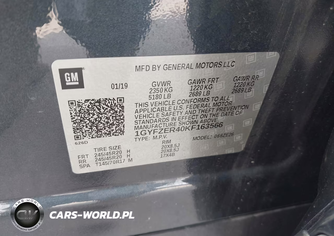 2019 Cadillac Xt4 Sport VIN:1GYFZER40KF163566 - 9