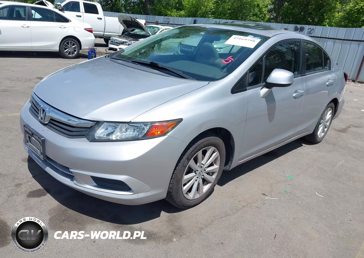 2012 Honda Civic Ex VIN:19XFB2F85CE045606 - 2