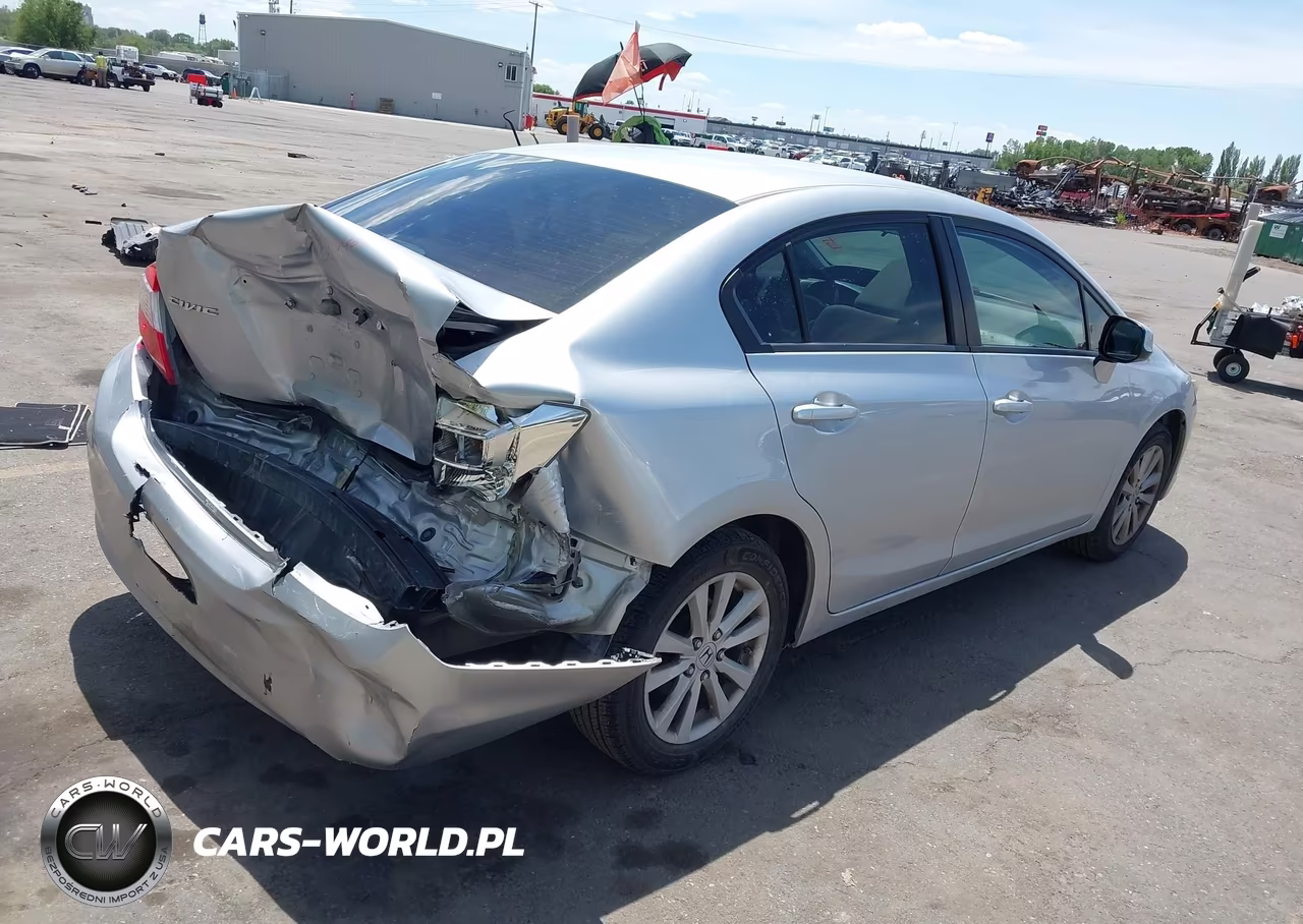 2012 Honda Civic Ex VIN:19XFB2F85CE045606 - 4