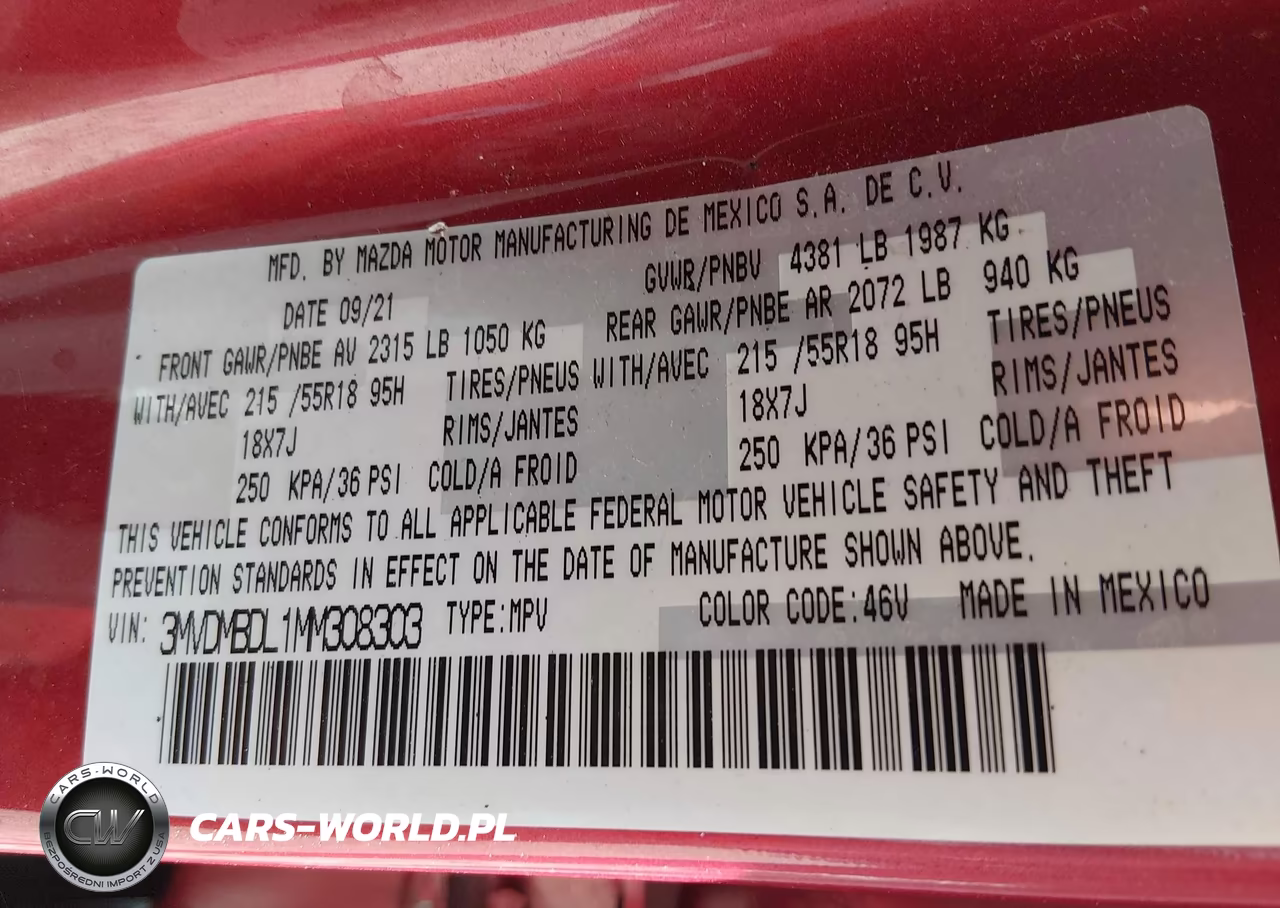 2021 Mazda Cx-30 Premium VIN:3MVDMBDL1MM308303 - 9