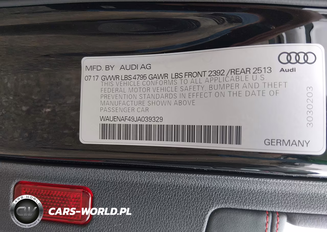 2018 Audi A4 2.0T Premium-2.0T Tech Premium VIN:WAUENAF49JA039329 - 9