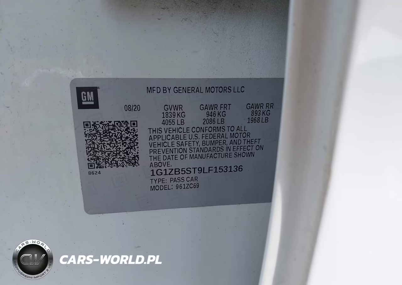 2020 Chevrolet Malibu Fwd Ls VIN:1G1ZB5ST9LF153136 - 9