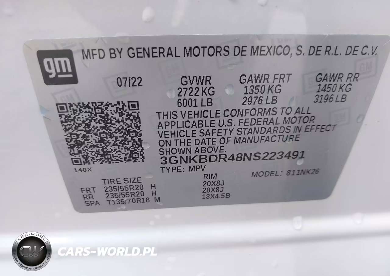 2022 Chevrolet Blazer Fwd 3Lt VIN:3GNKBDR48NS223491 - 9
