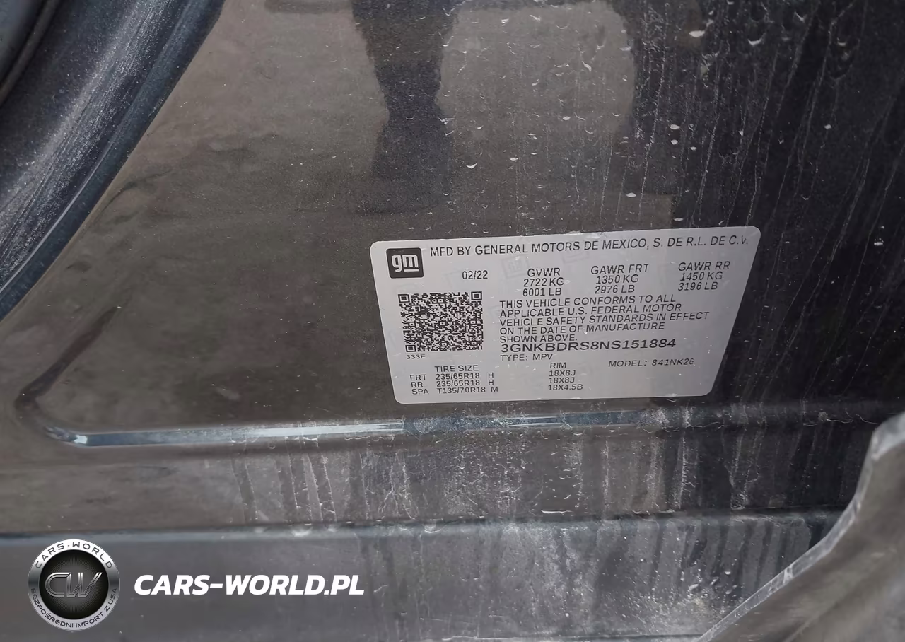 2022 Chevrolet Blazer Fwd 3Lt VIN:3GNKBDRS8NS151884 - 9