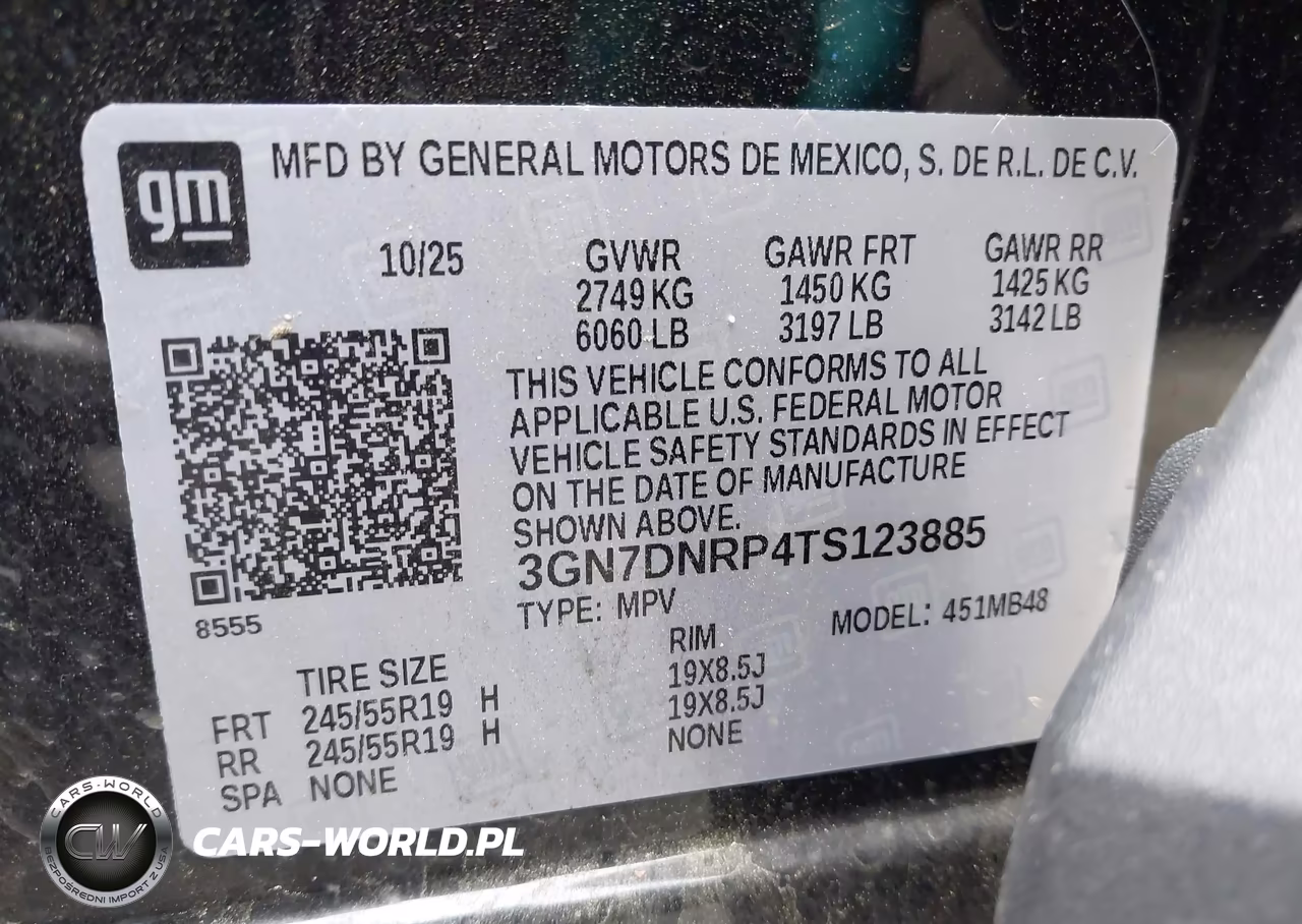 2026 Chevrolet Equinox Ev Lt 2, Fwd VIN:3GN7DNRP4TS123885 - 9