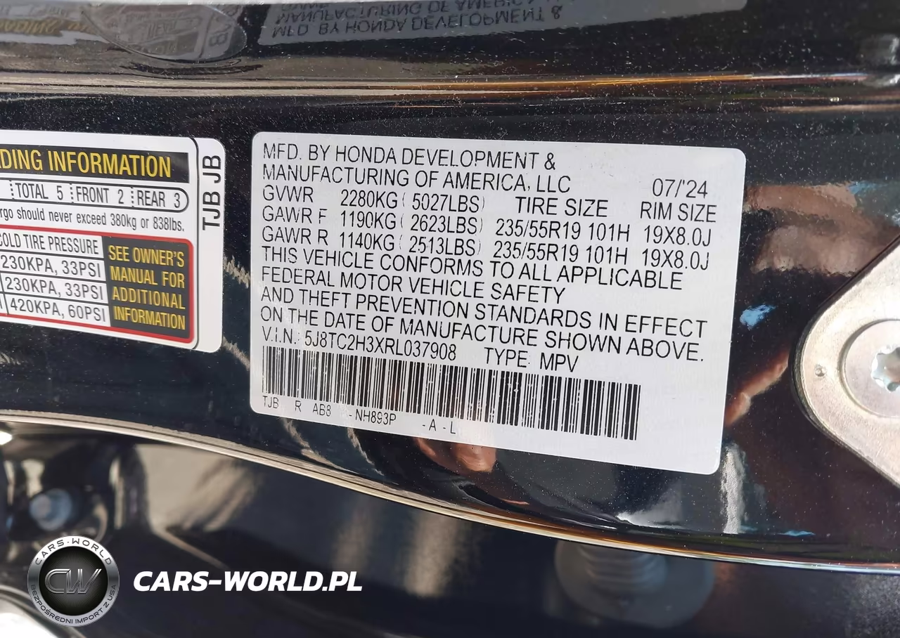 2024 Acura Rdx Standard VIN:5J8TC2H3XRL037908 - 9