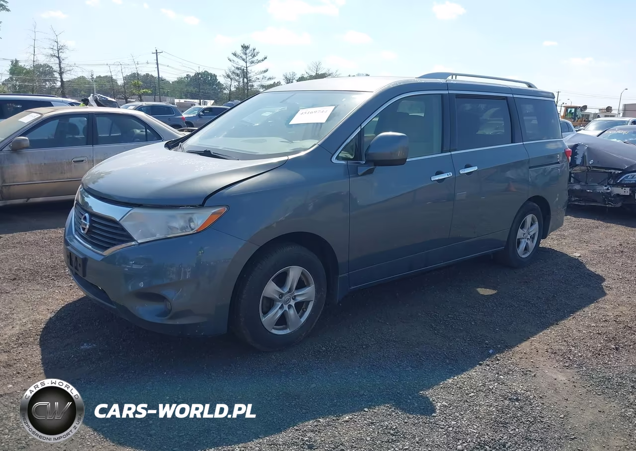 2012 Nissan Quest Sv VIN:JN8AE2KP5C9047850 - 2