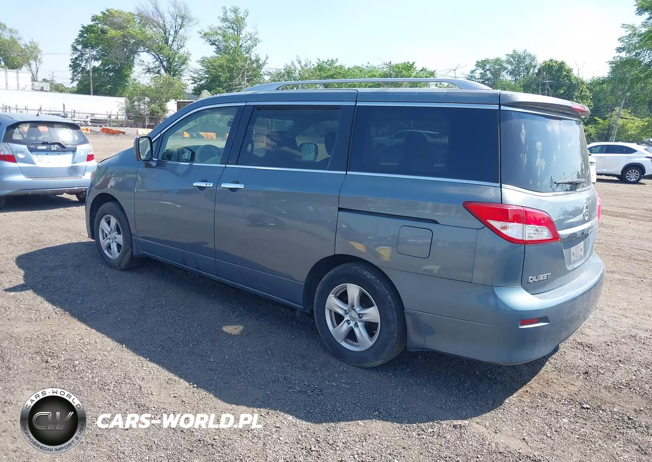 2012 Nissan Quest Sv VIN:JN8AE2KP5C9047850 - 3